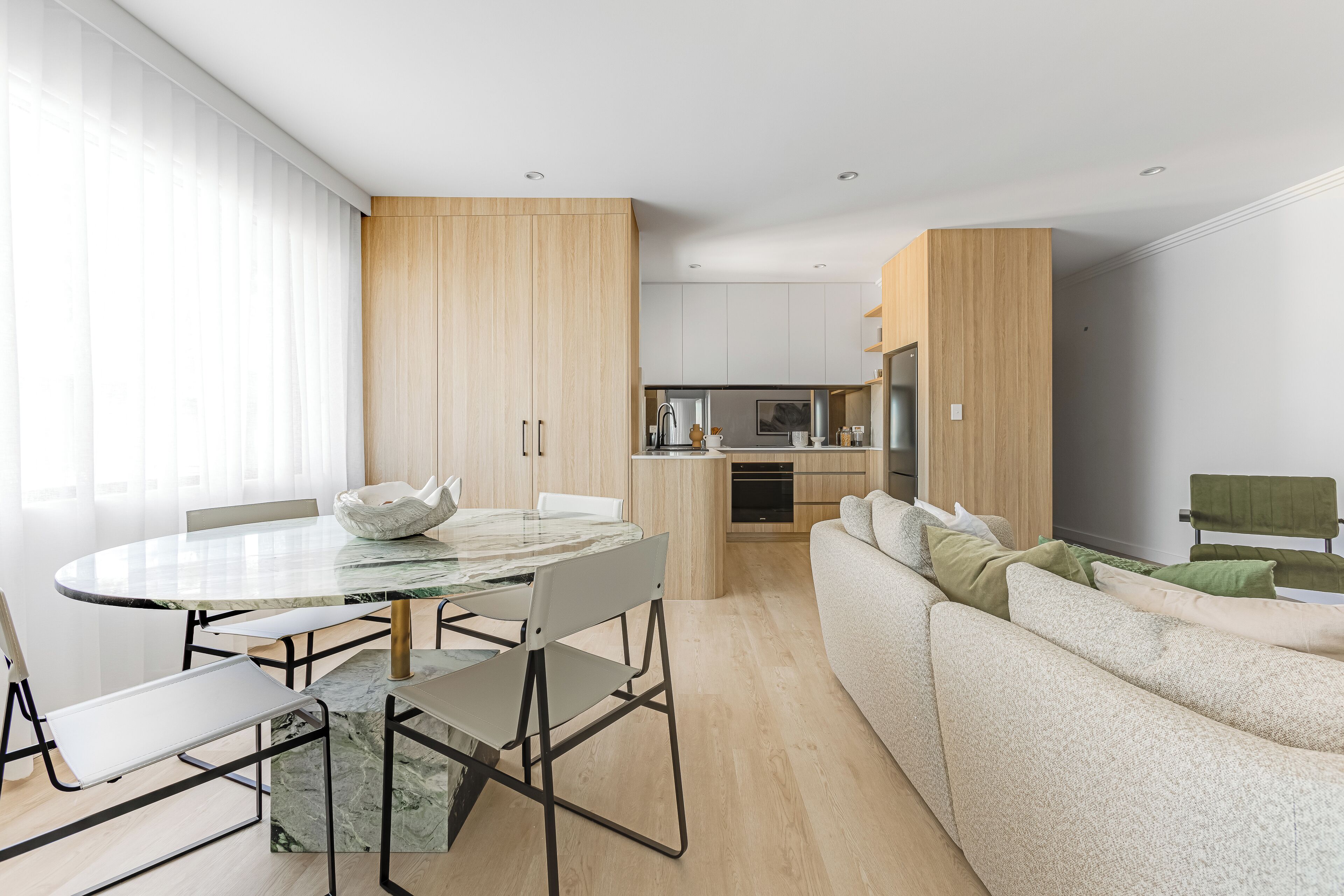 Two Bedrooms Ocean View Apartment | Living area | 50-inch Smart TV with digital channels, Netflix, streaming services