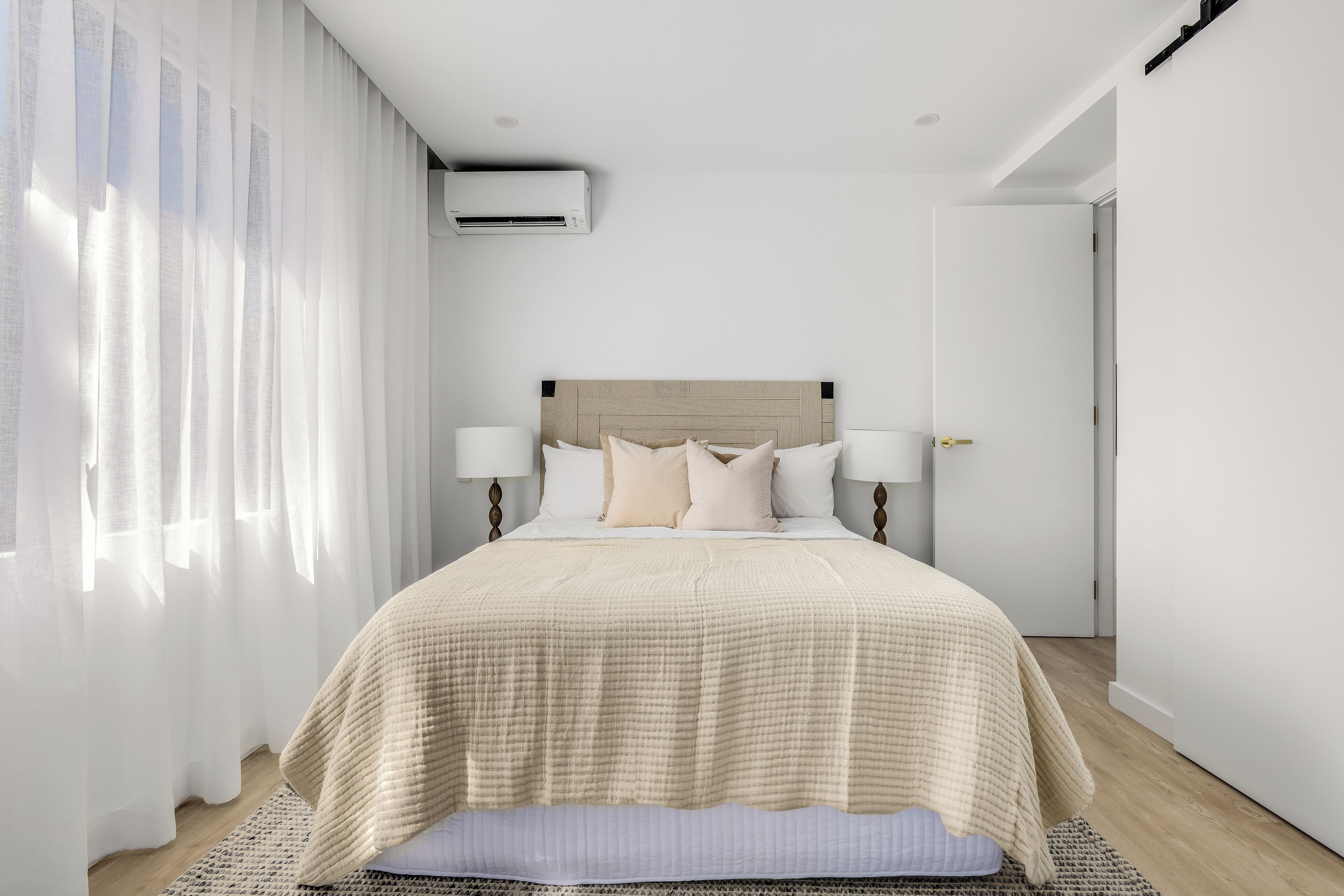 Three Bedrooms Premium Apartment | Desk, laptop workspace, iron/ironing board, cots/infant beds