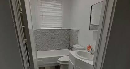 Close to airport, Spacious 3-bedroom house with AC in industrial area