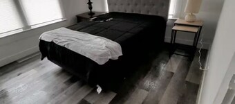 Close to airport, Spacious 3-bedroom house with AC in  industrial area