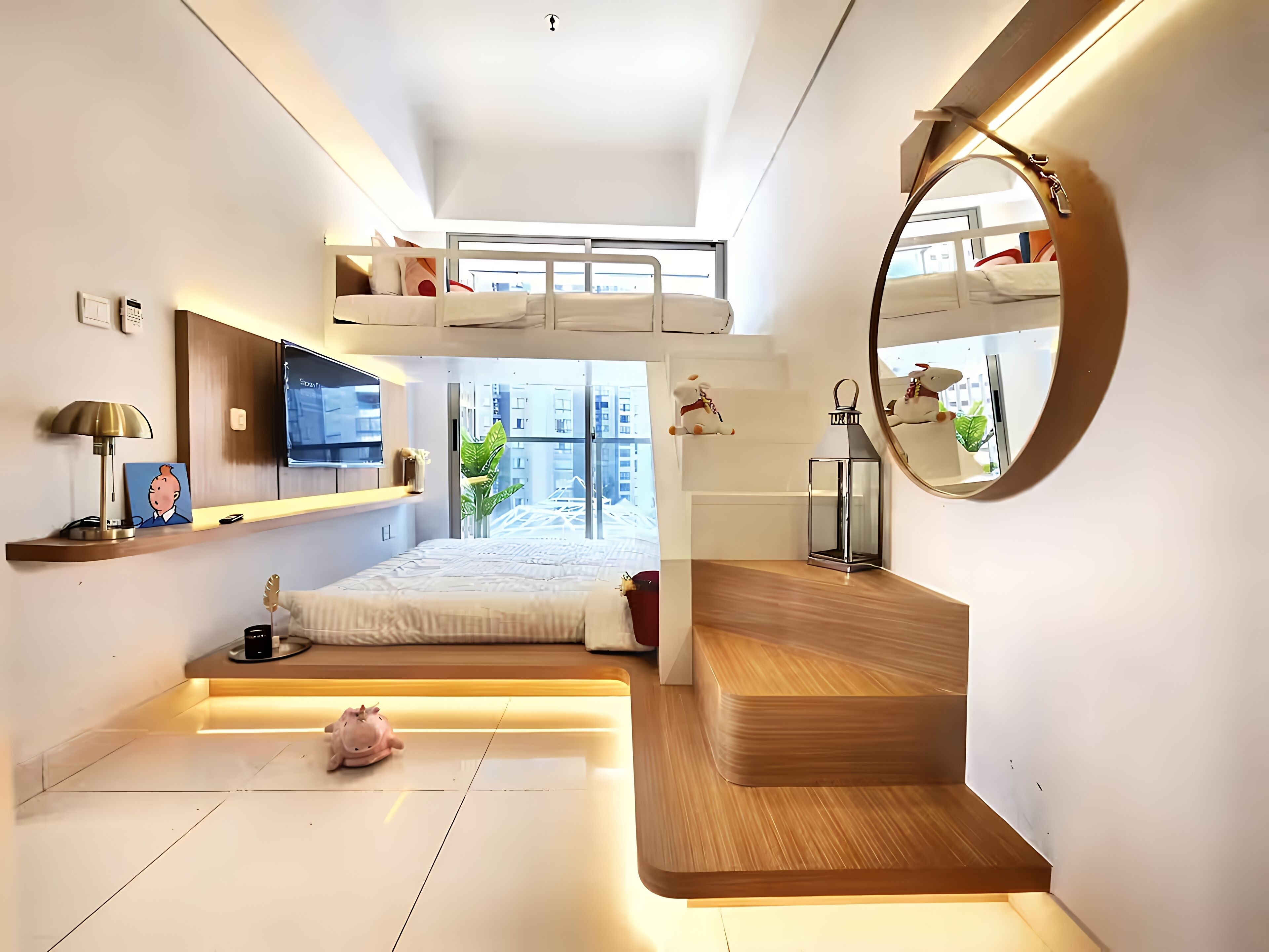 Apartment, 3 Bedrooms, City View | Desk, iron/ironing board, free WiFi