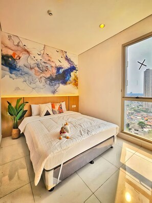 Căn hộ, 3 phòng ngủ, quang cảnh thành phố