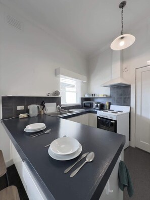 Fridge, microwave, oven, stovetop - Puddings Home Parkville Park 1B next to Monash Unimelb melbzoo (Parkville)