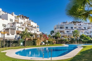 Luxury Penthouse, Multiple Bedrooms, 2 Bathrooms, Mountainside (Door To The Sun Estepona) | Pool | Seasonal outdoor pool - Door To The Sun Estepona (Estepona)