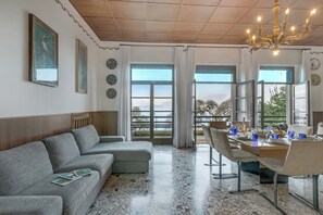 Standard Villa, Multiple Bedrooms, 2 Bathrooms, Lakeside (Villa Incanto Sul Lago Lake Front) | Living area | TV - Villa Incanto Sul Lago Lake Front (Laveno Mombello)