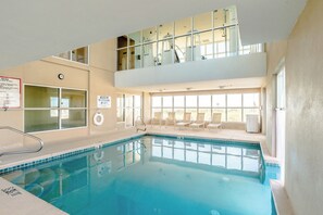 Indoor pool, outdoor pool - Crystal Shores - Beachfront 2BR, Gulf Front Views, Indoor/Outdoor Pool, Hot Tub (Gulf Shores)