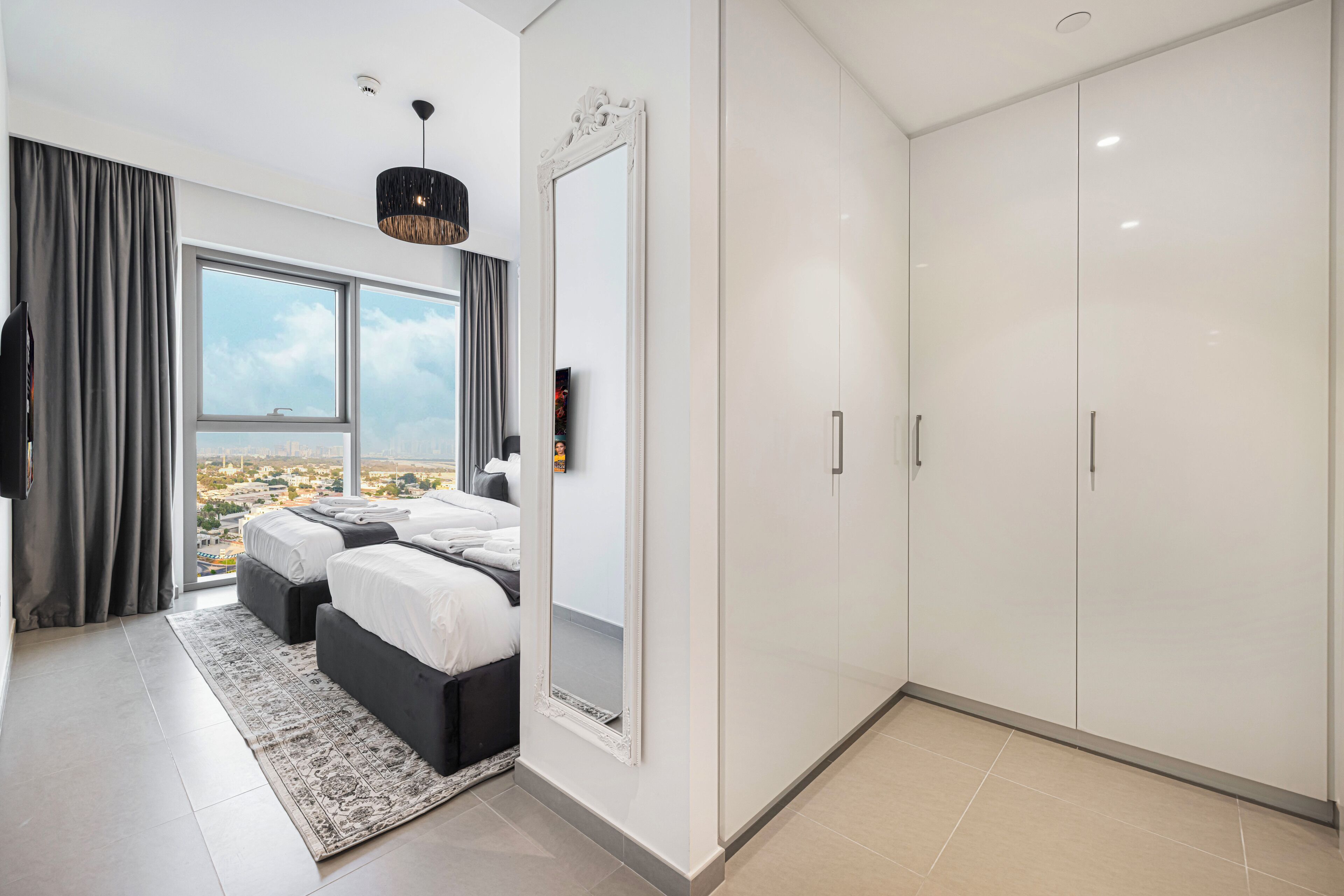 Apartamento, varias camas, balcón, vistas a la ciudad