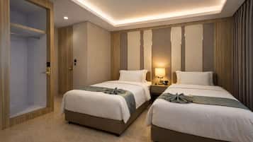 Deluxe İki Ayrı Yataklı Oda | Minibar, masa, ses yalıtımı, ücretsiz kablosuz İnternet