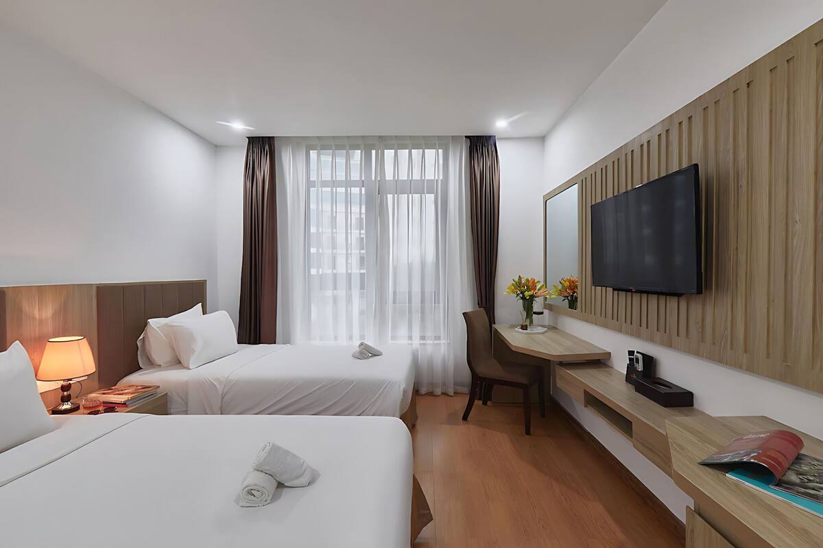 Superior Double or Twin Room, Mountain View | Peti besi dalam bilik, kalis bunyi, seterika/papan seterika 