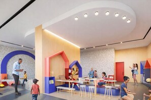 Children’s area - Modern | Sauna • Climbing Wall • Parking | Square One (Mississauga)