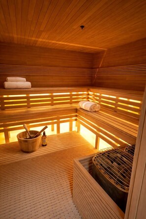 Sauna - Modern | Sauna • Climbing Wall • Parking | Square One (Mississauga)
