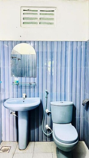 Chambre Double Confort, vue jardin | Salle de bain