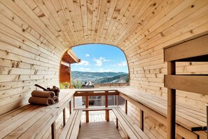 Sauna - LARDALSHYTTA, 350 m2, 10 soverom, 28 personer, 75 minutter fra Oslo (Vestfold)