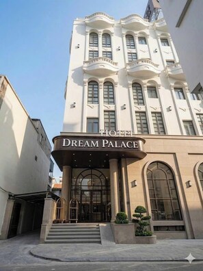 Overnatningsstedets facade