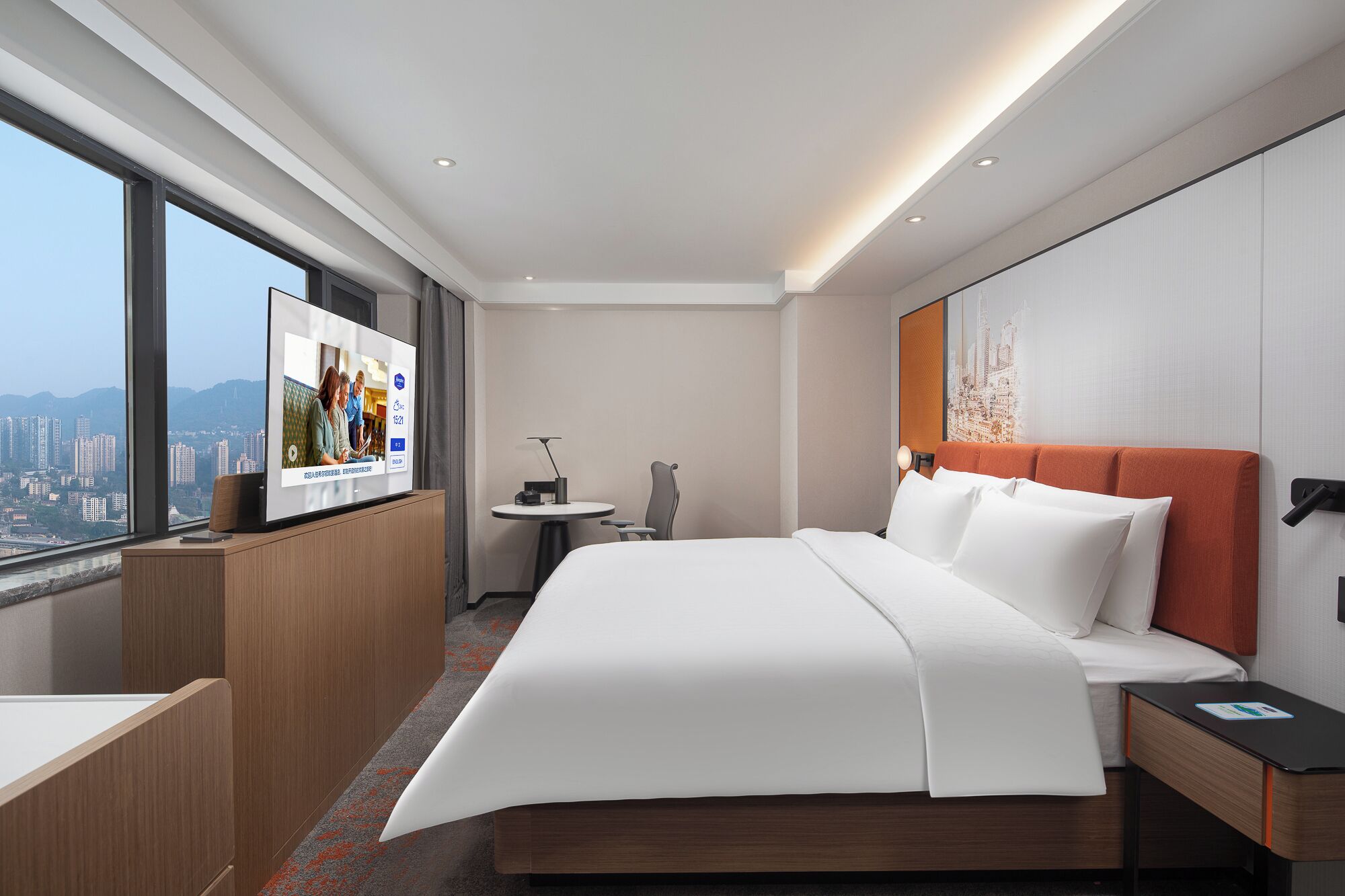 Basic Single Room, City View