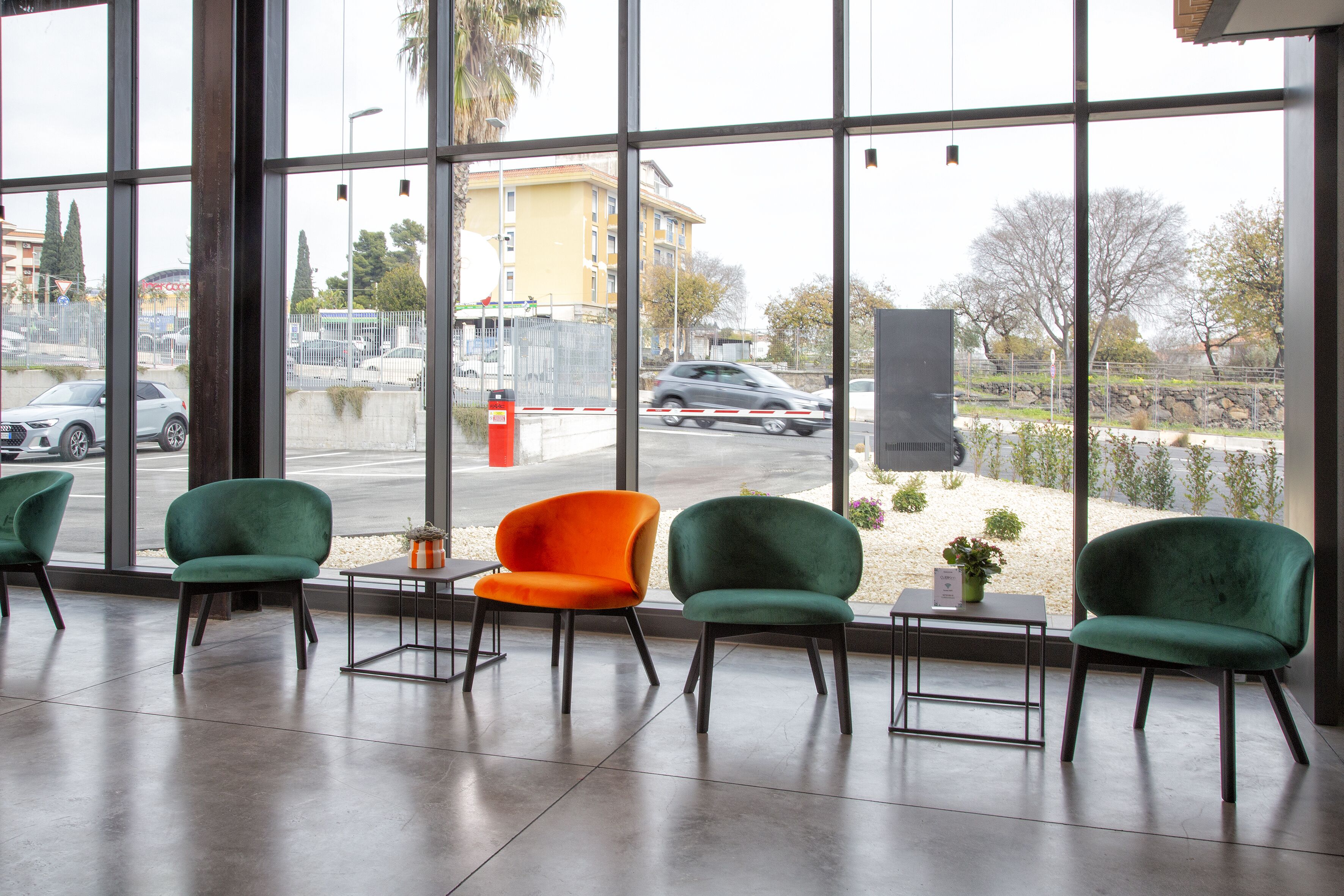 Lobby sitting area