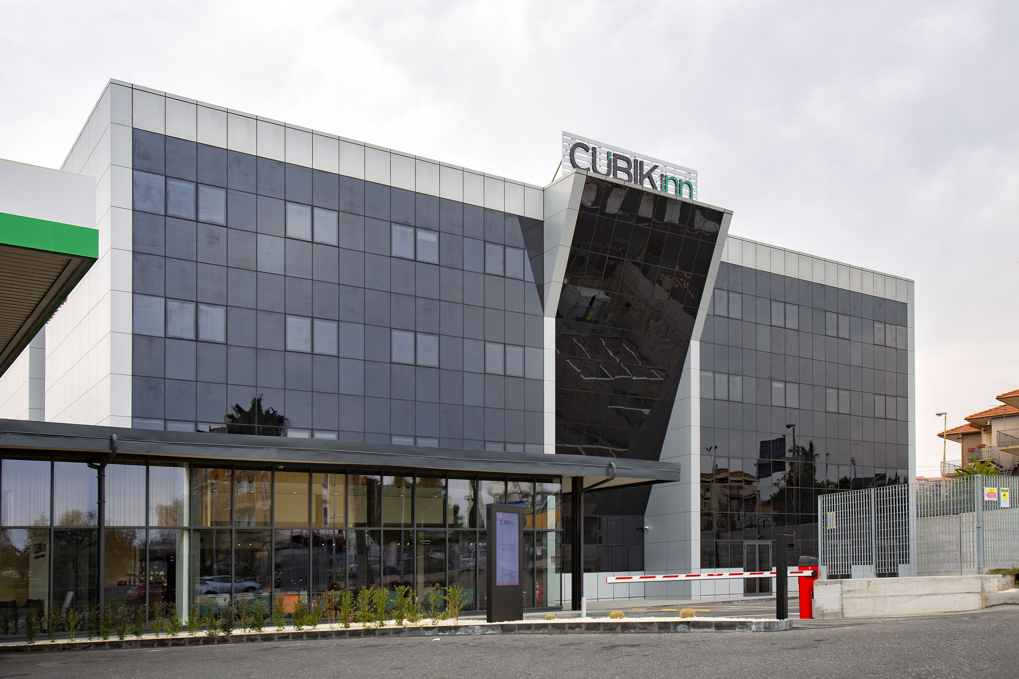 Overnatningsstedets facade