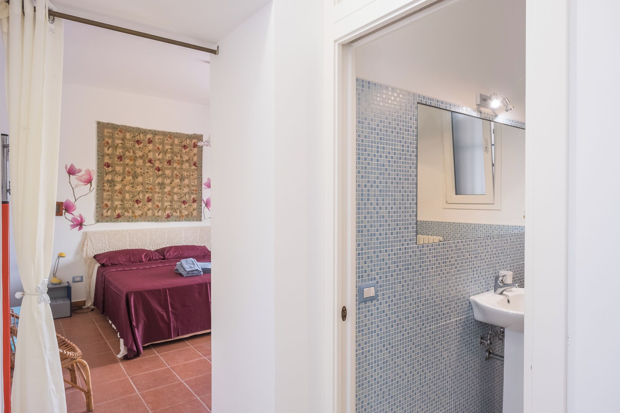 Dusche, Haartrockner, Bidet, Handtücher