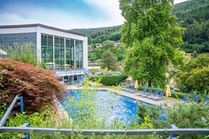 Pool - Apartment 'Kraft' with Mountain View, Balcony and Wi-Fi (Bad Wildbad)