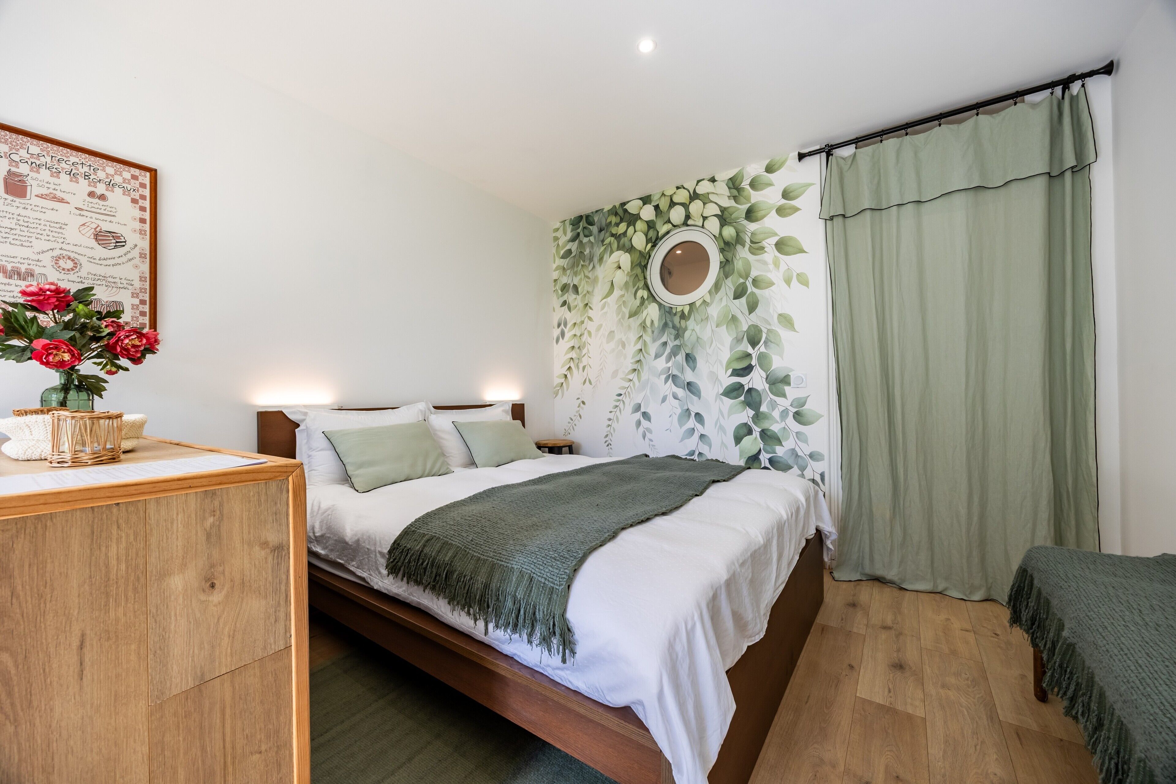 1 chambre, fer et planche à repasser, Wi-Fi, draps fournis