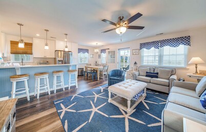 Family-Friendly 3BR/2BA Condo w/ Sunset Views • Walk to Beach