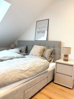 2 Schlafzimmer, Bügeleisen/Bügelbrett, kostenloses WLAN, Bettwäsche