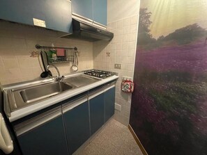 Private kitchen - Cozy apartment 450 meters from the sea equipped with a swimming pool (Procchio)