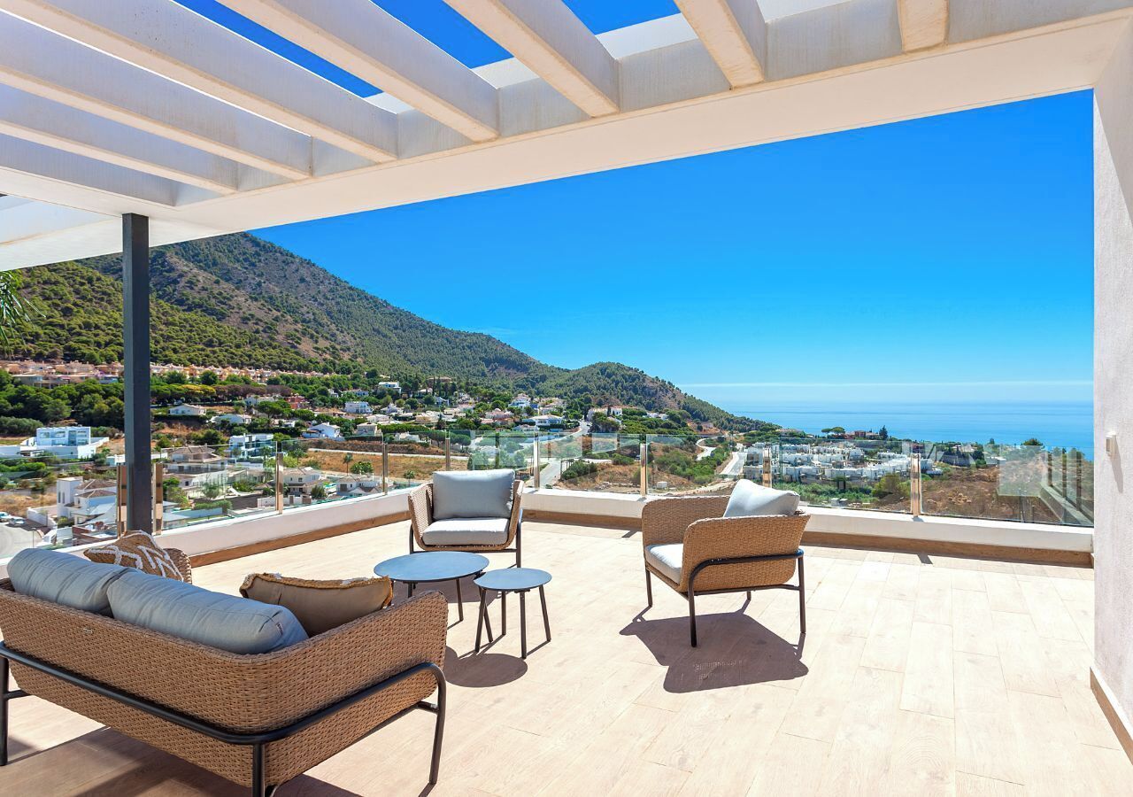 Deluxe Villa, 4 Bedrooms, Private Pool, Sea View | Terrace/patio