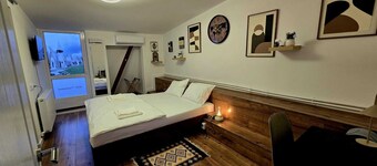 Wood Nest Bragadiru – Cozy Apartment near Bucharest + Free Parking