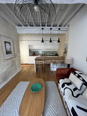 Living area - Charming house in the heart of the town center, a stone's throw from the arena. (Arles)