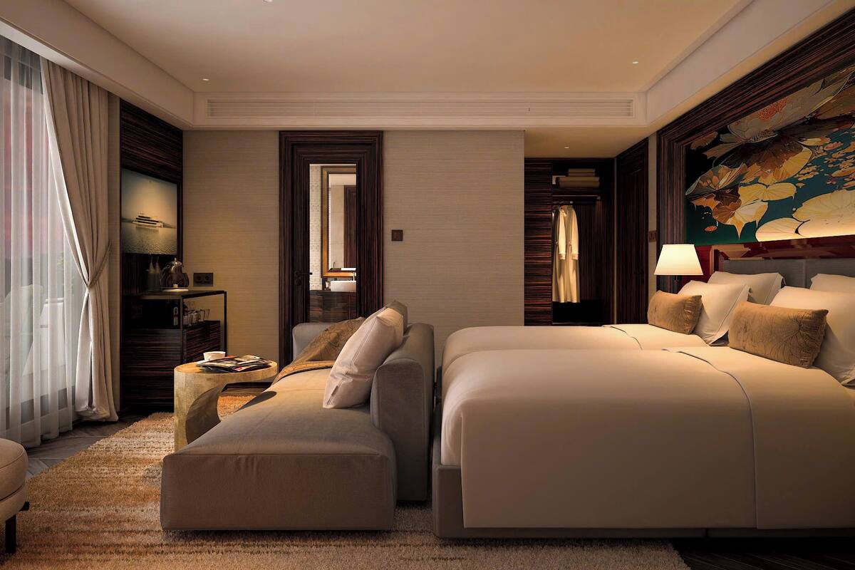 Deluxe dubbelrum eller tvåbäddsrum - balkong