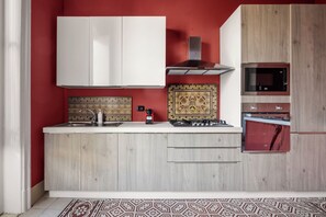 Chambre Double, balcon | Cuisine privée