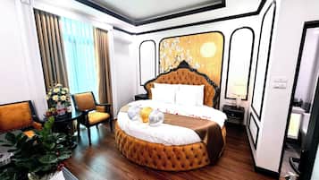 Kamar Quadruple Eksekutif | Seprai Frette Italia, seprai premium, dan selimut bulu angsa