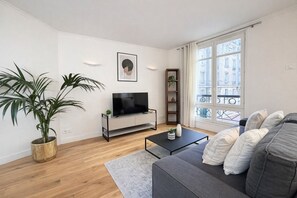 Living area - Élégant 1 Chambre à Montparnasse (Paris)