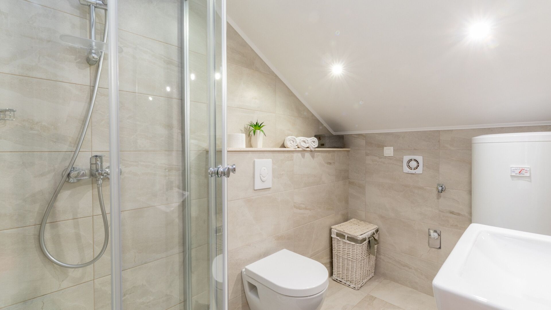Dusche, Handtücher