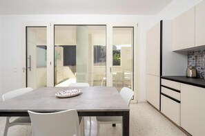 Royal Suite, 2 Bedrooms, Private Pool | Dining - Perle Marine Suite Apartments (Castro)