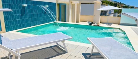 奢华顶层房, 3 间卧室, 私人游泳池 | 泳池