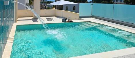 Appartement Penthouse luxueux, 3 chambres, piscine privée | Piscine