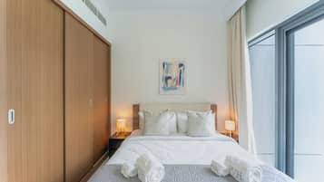 Căn hộ Exclusive, 1 giường cỡ king, ban công, quang cảnh hồ bơi