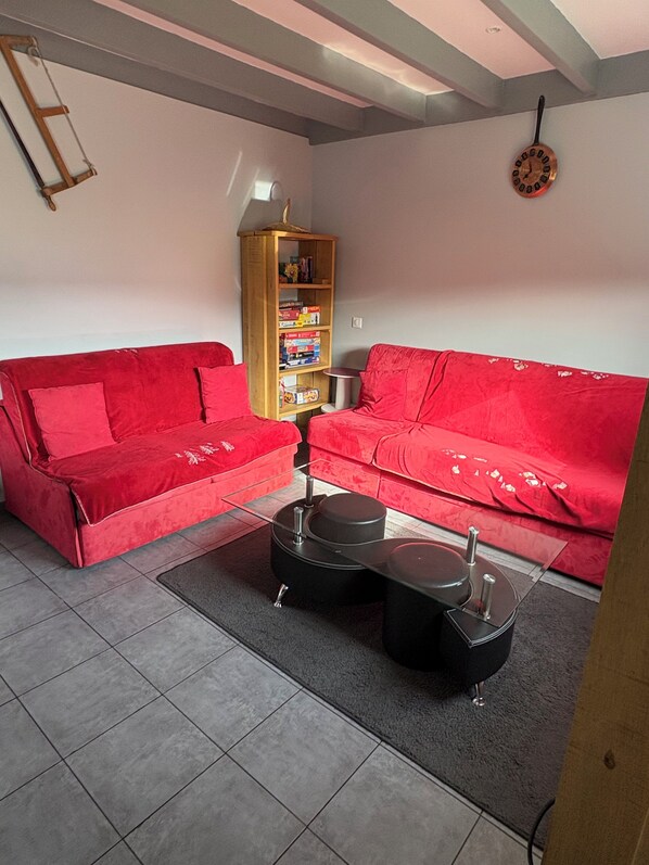 Living area - Detached chalet 100m2 open view (Xonrupt-Longemer)