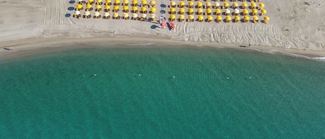 Vue sur la plage/lâocĂ©an
