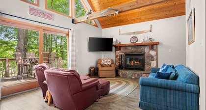 Peaceful Betsie River Retreat on 5 Wooded Acres