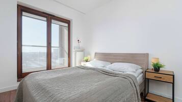 1 bedroom, iron/ironing board, travel crib, WiFi