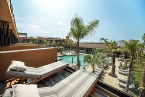 Comfort Double or Twin Room, Balcony, Beach View | Pool - Palm Taghazout Hotel (Tamraght)