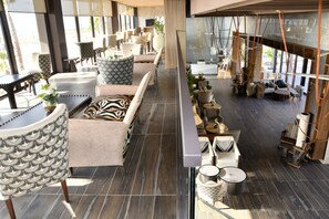 Sala de estar en el lobby