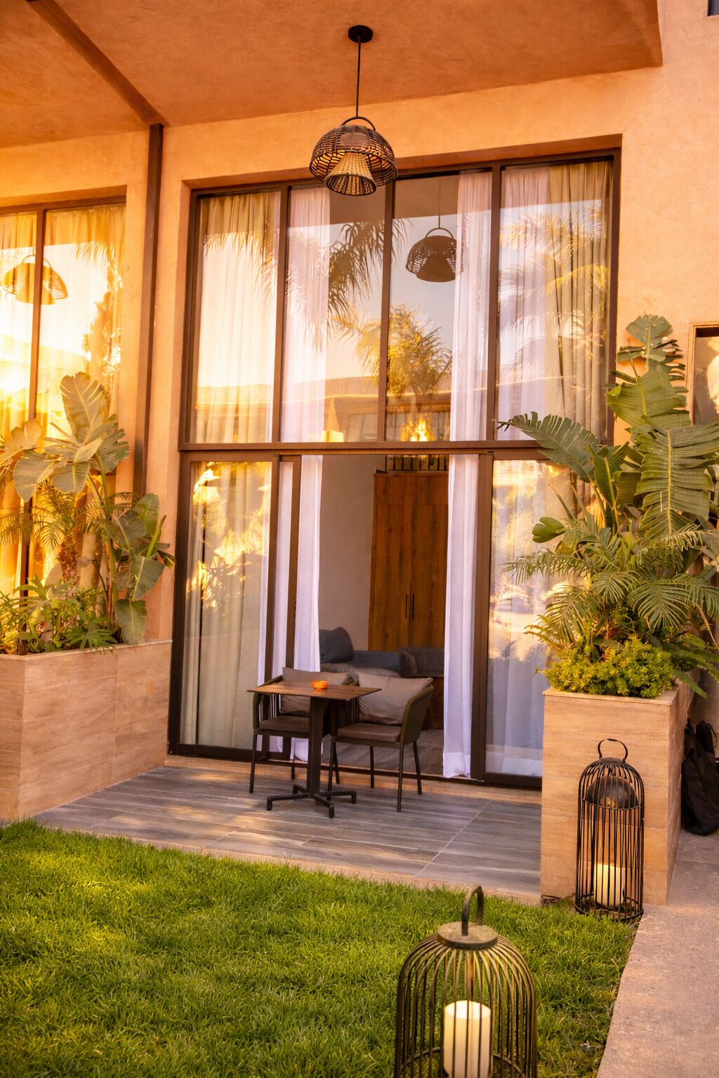 Deluxe-Loft | Blick auf den Garten