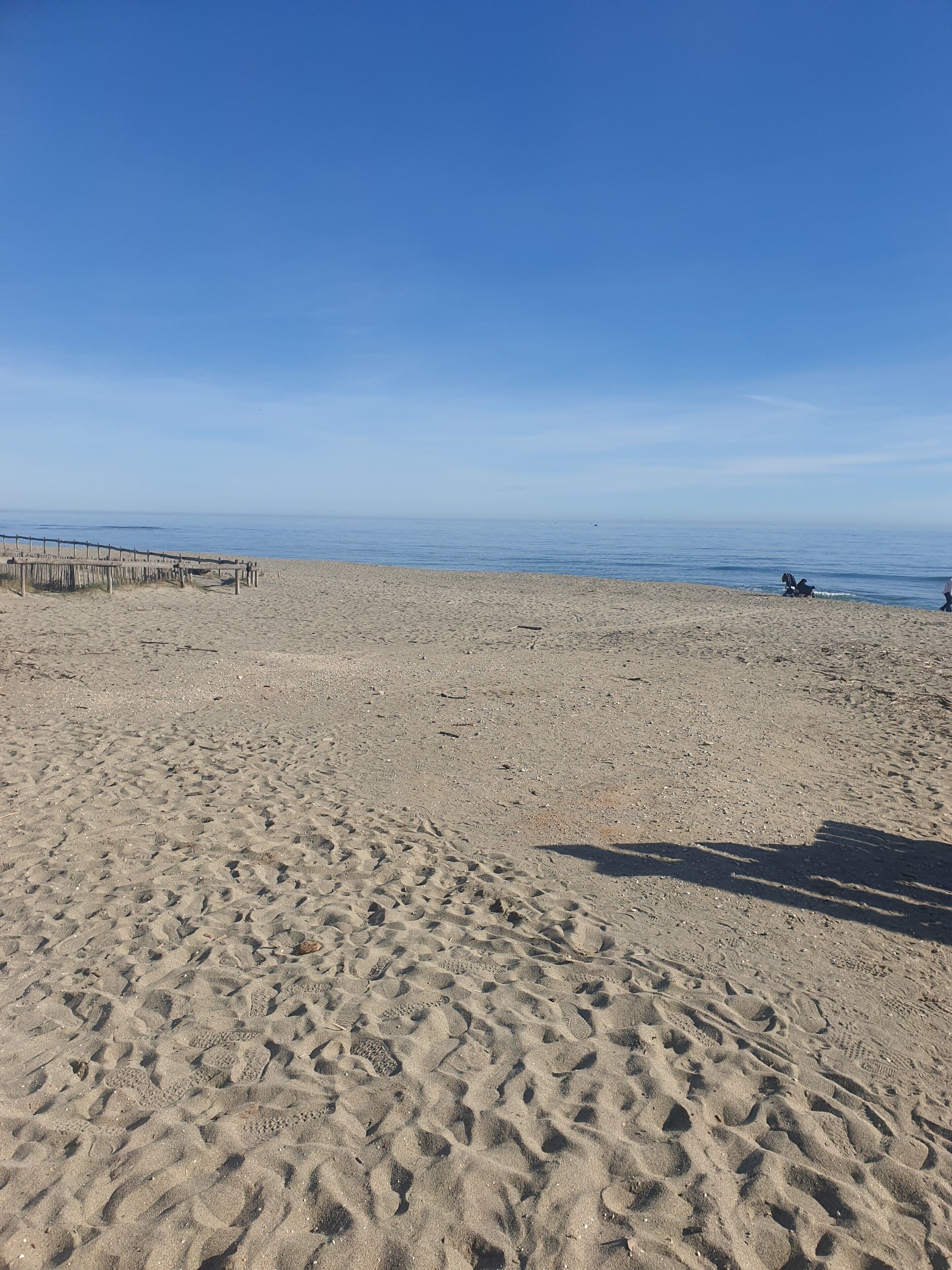 On the beach