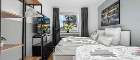 2 Schlafzimmer, Bügeleisen/Bügelbrett, Reisekinderbett, kostenloses WLAN