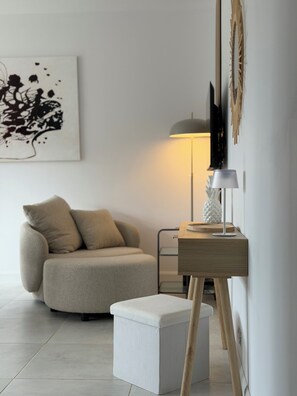 Living area - House with private pool (calenzana)