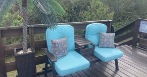 Terrace/patio - Enjoyable 3-bedroom house with AC in charming Punta Gorda (Punta Gorda)